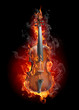 Burning violin