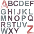 Grunge alphabet