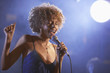 Jazz Singer Performing in Club