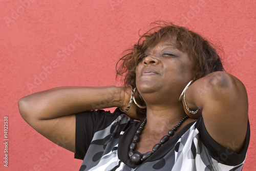 Photo: relaxing black woman (horizontal) relaxing black woman (horizontal)