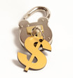 Photo: KEY, lock and dollar sign KEY, lock and dollar sign