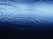 Ripples overlapping on Water, close-up