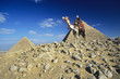 Camel Rider by Pyramids of Giza