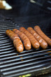 Hot Dogs on Grill