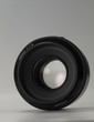 close up of the camera lense