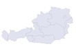 Vektor: Karte Österreich Karte Österreich
