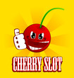 Cherry slot vector illustration.