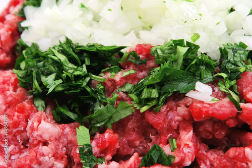 Photo: minced beef and onion minced beef and onion