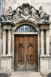 Wooden door in Dijon
