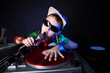 cool kid DJ in action