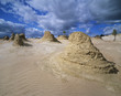 Rock formations in desert