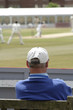 Watching the cricket