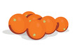 vector oranges
