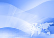 world map technology style world map technology style