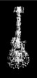 guitar made from notes vector illustration black and white