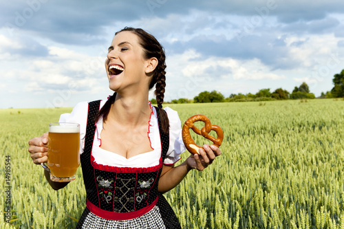 Foto: Bier und Brezen Bier und Brezen