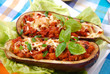 stuffed aubergine stuffed aubergine