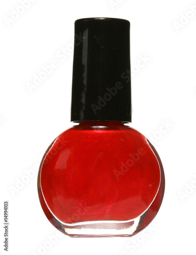 red nail polish bottle. red nail polish bottle