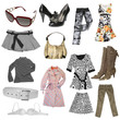 collection of females dress