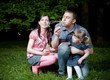 Father Blowing Bubbles