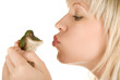 Photo: Girl and Frog prince Girl and Frog prince