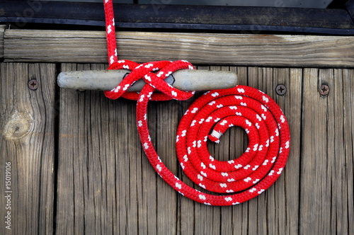 Photo: Red Boat Rope Red Boat Rope