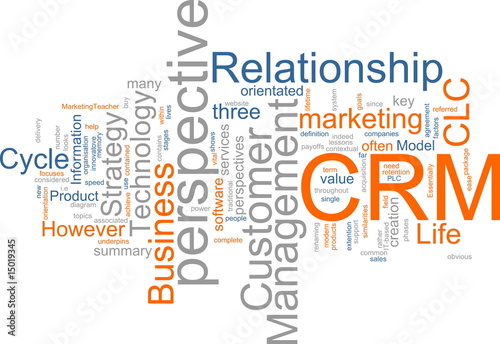 CRM word cloud CRM word cloud