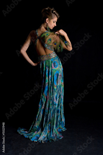 Photo: Luxury peacock lady Luxury peacock lady