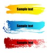 Color paint grunge banners Color paint grunge banners