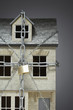 Small model of house chained