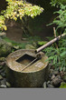 Japan, Kyoto, Ryoan-ji Temple, stone water basin