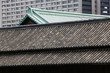 Japan, Tokyo, Tokyo Imperial Palace, Rooftop of Otemon East Gate, close-up