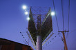 Double Billboard and Power Pole at Night Double Billboard and Power Pole at Night