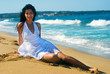 Girl with white dress Girl with white dress