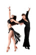dancer in action isolated on white dancer in action isolated on white