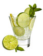 cocktail with lime
