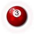 Three-Ball Snooker Pool Billard
