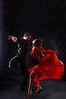 Photo: dancers against black background dancers against black background