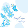 flowers greeting card