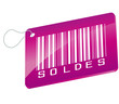 étiquette soldes magenta étiquette soldes magenta