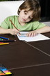 Boy drawing