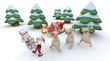 santa and gifts