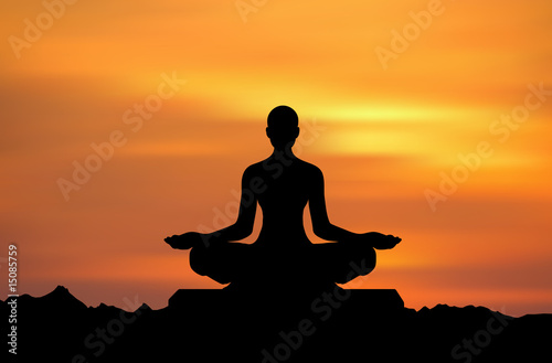 Illustration: Yoga - Meditation Yoga - Meditation
