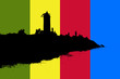 Illustration: lighthouse lighthouse