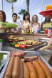 Friends at Barbecue
