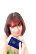 Excited traveler
