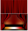 Red Velvet Curtains