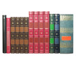 Old books isolated