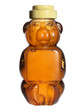 bear-shaped bottle of honey, gold