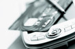 Foto: credit card and palmtop credit card and palmtop